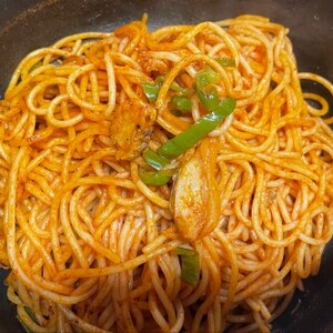 どこか懐かしい！もちもちとしたナポリタン♪パスタ